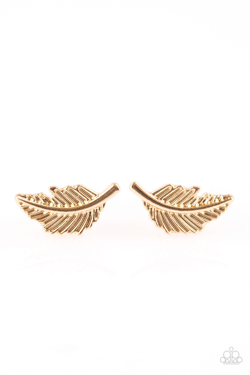 Paparazzi Flying Feathers Post Earrings