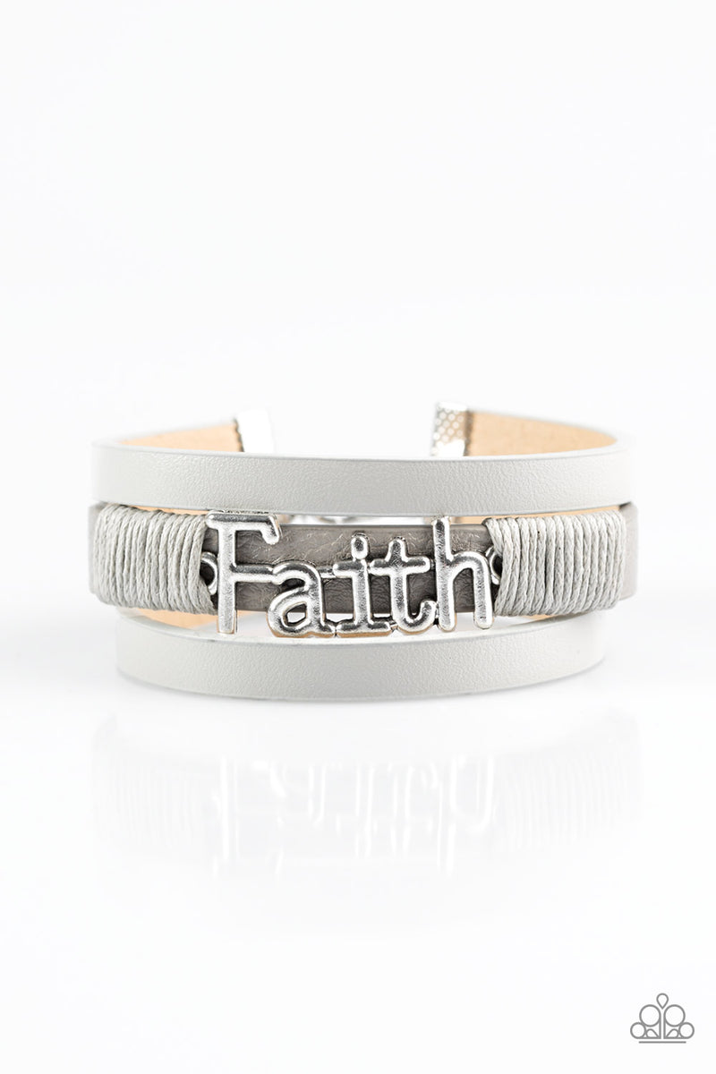 Paparazzi An Act Of Faith Wrap & Snap Bracelets