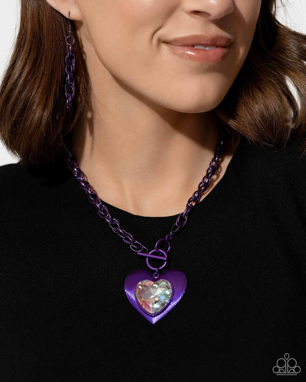 Paparazzi Modern Matchup Heart Necklaces