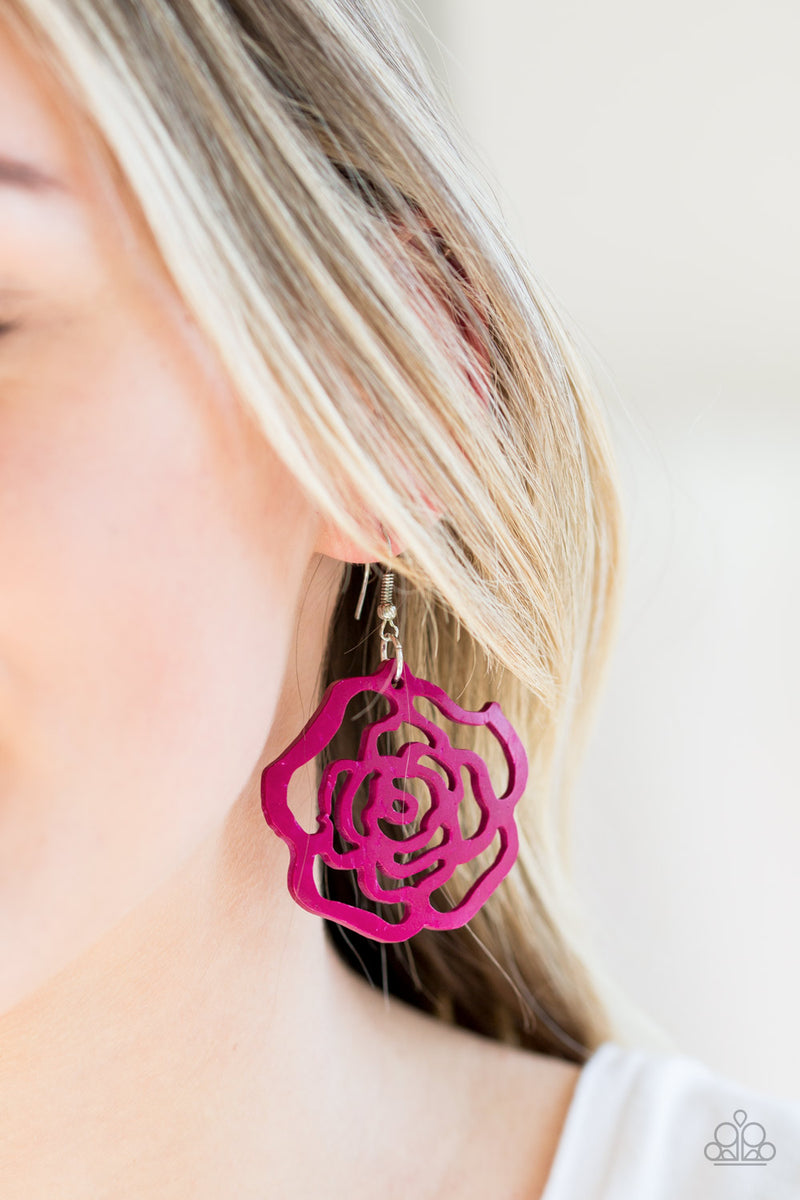 Paparazzi Island Rose Earrings