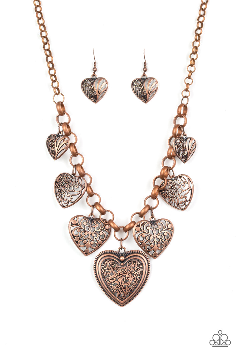 Paparazzi Love Lockets Heart Necklaces Clearance