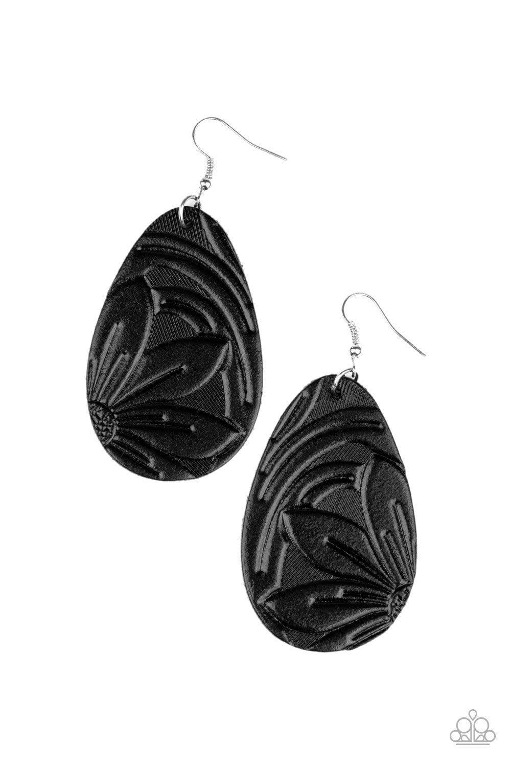 Paparazzi Garden Therapy Leather Earrings