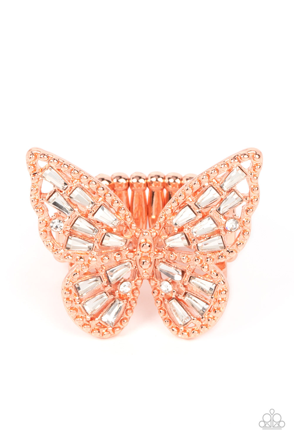 Paparazzi Bright-Eyed Butterfly Rings