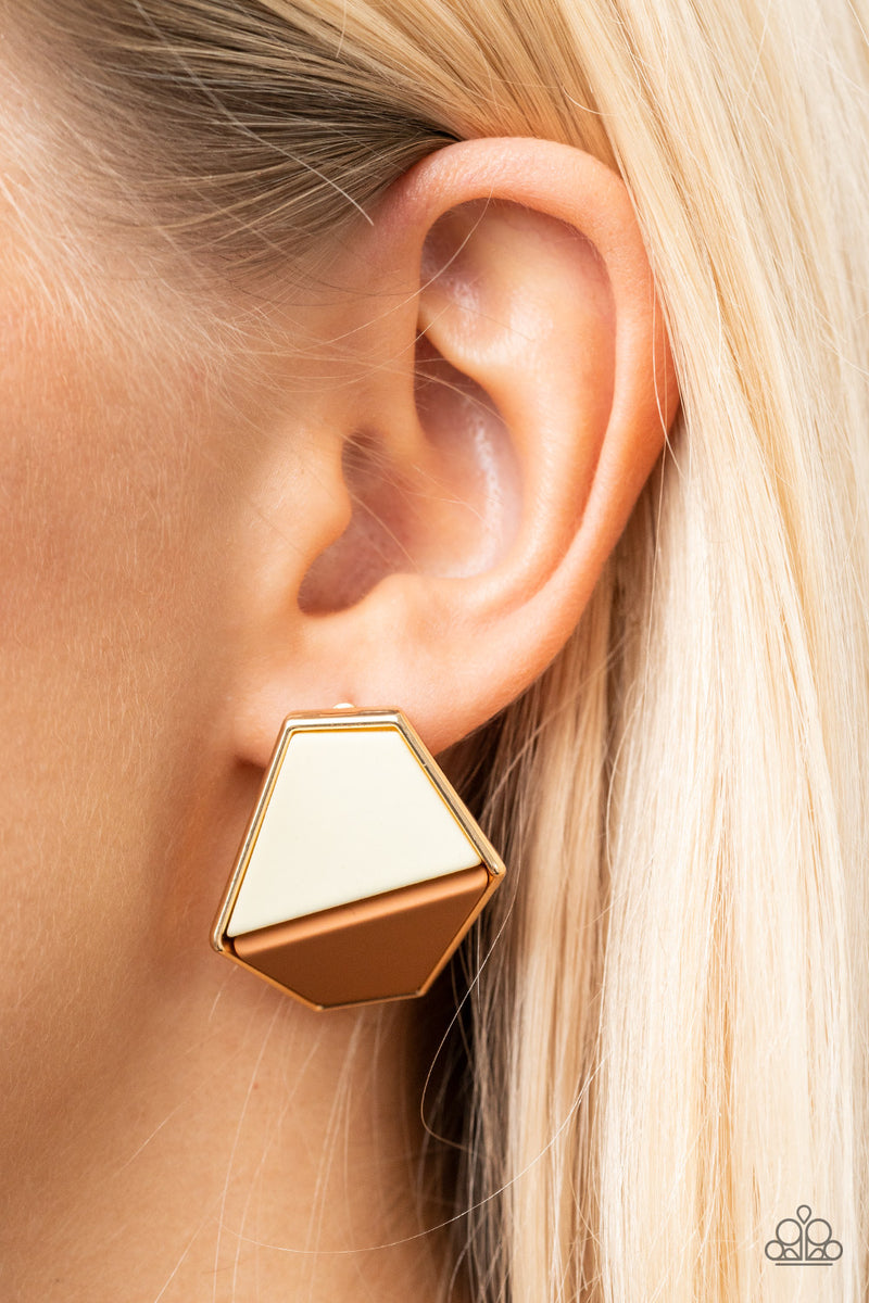 Paparazzi Generically Geometric Post Earrings