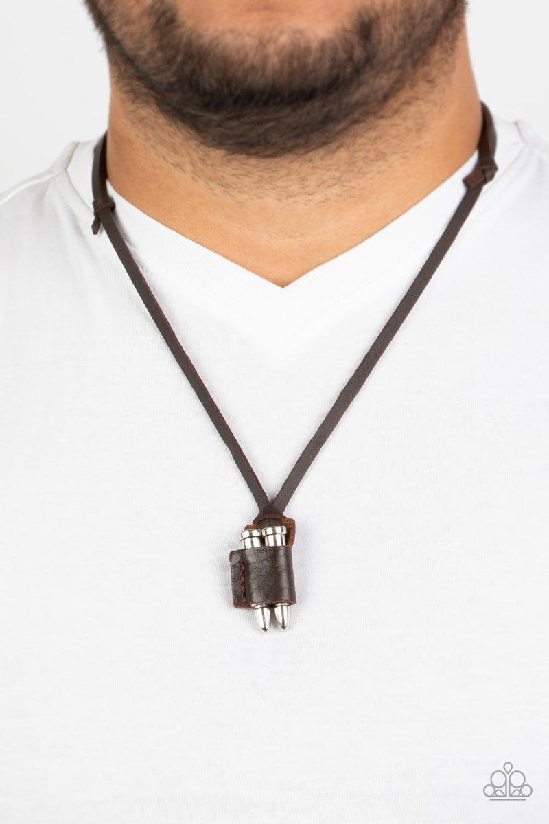 Paparazzi On the Lookout Mens Necklace