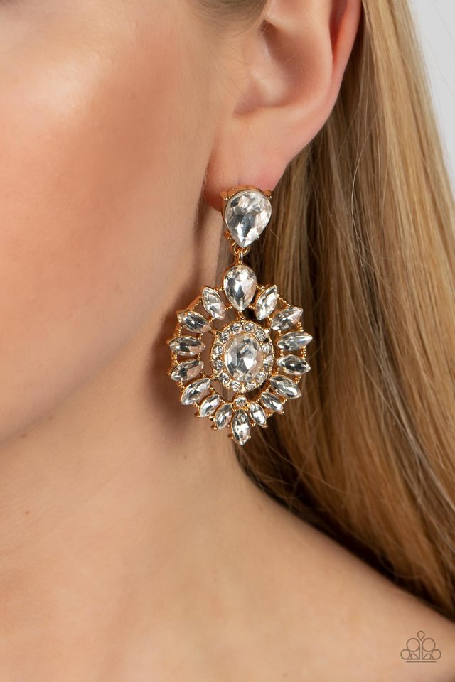 Paparazzi My Good LUXE Charm LOP Post Earrings