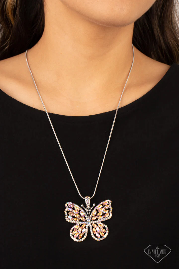Paparazzi Fame And Flutter Butterfly Necklaces