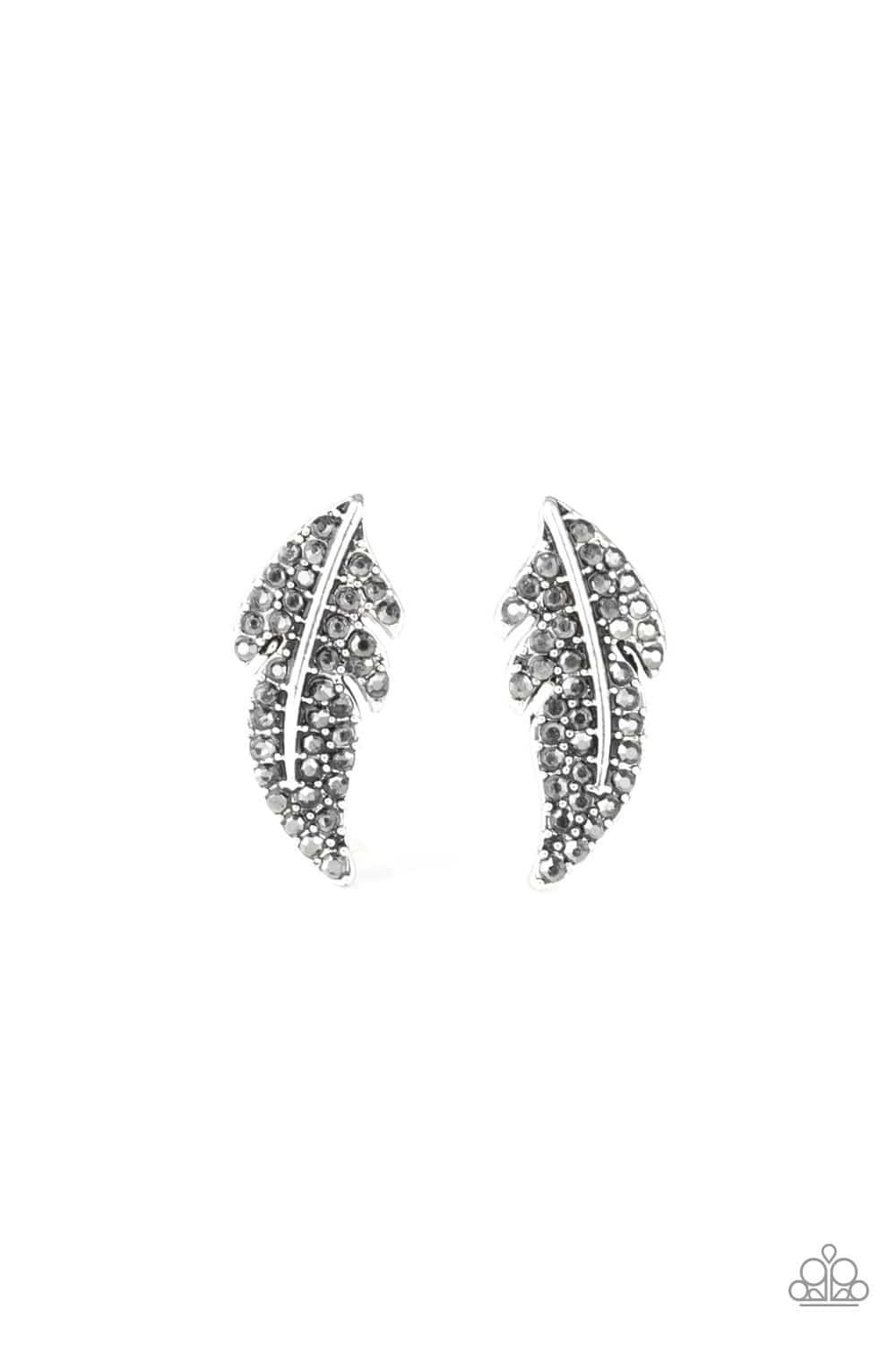 Paparazzi Feathered Fortune Post Earrings