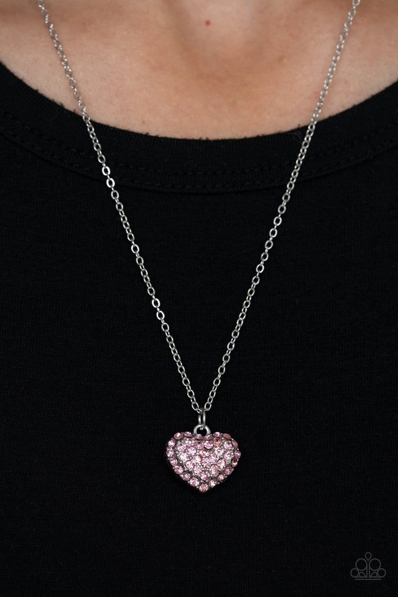 Paparazzi Heart-Warming Glow Heart Necklaces
