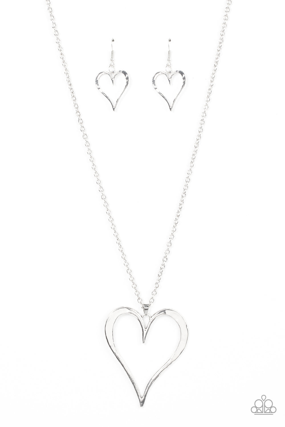 Paparazzi Hopelessly In Love Heart Necklaces