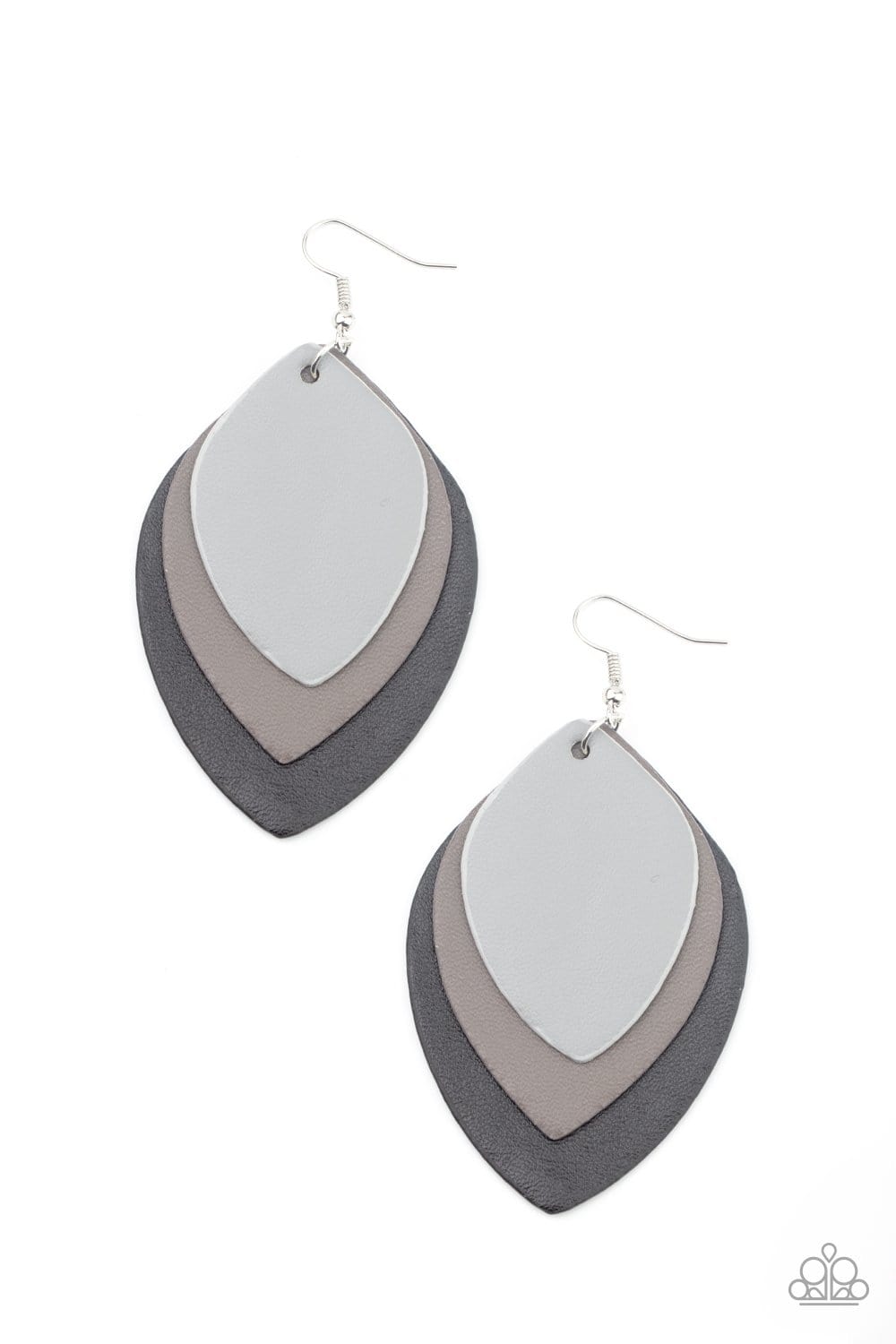 Paparazzi Light as a LEATHER Earrings