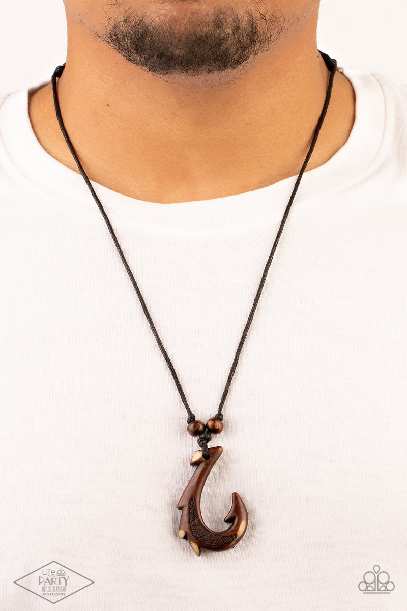 Paparazzi Off The Hook LOP Mens Necklaces