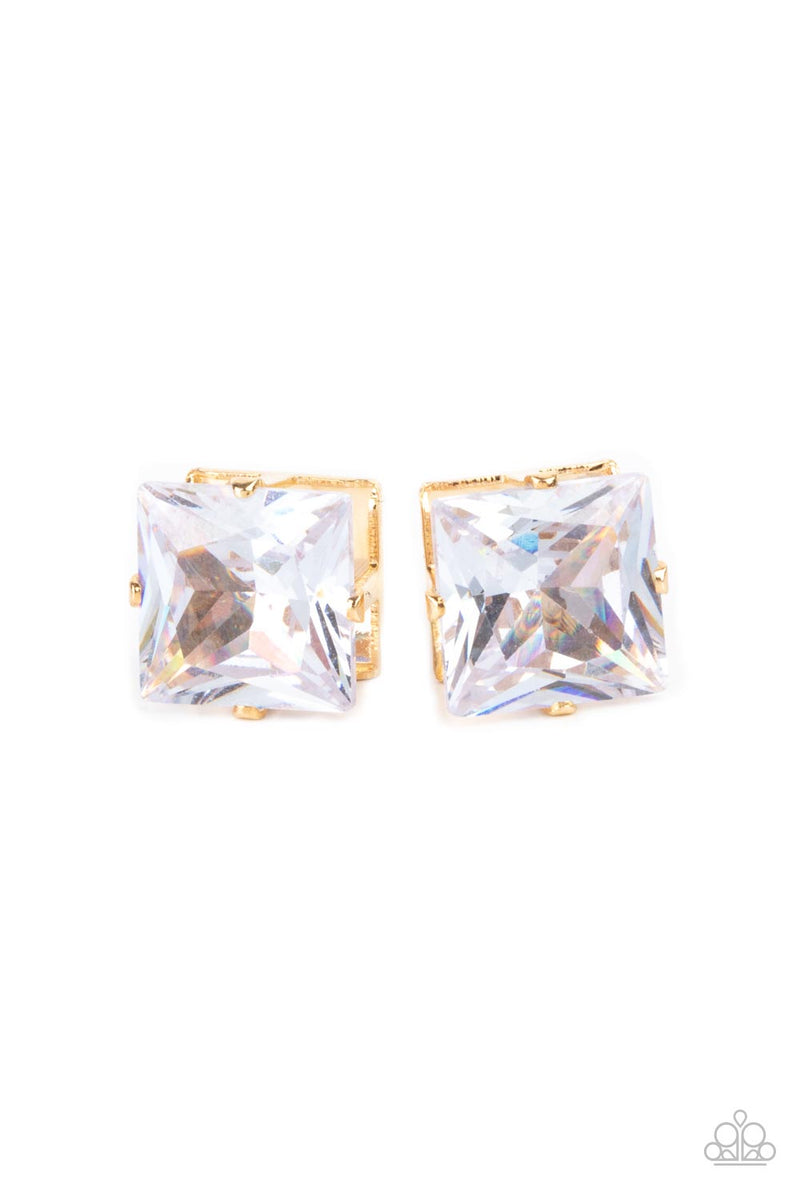 Paparazzi Times Square Timeless Post Earrings